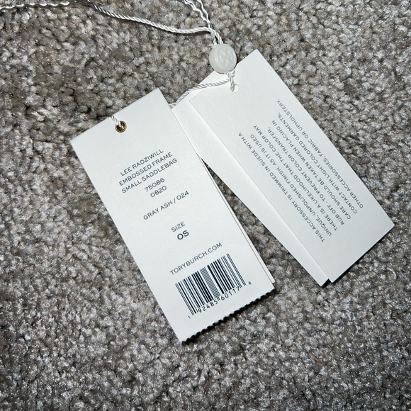 Tory Burch Saddle Bag (Lee Radziwill Embossed Small) Croc print - Picture 10 of 13